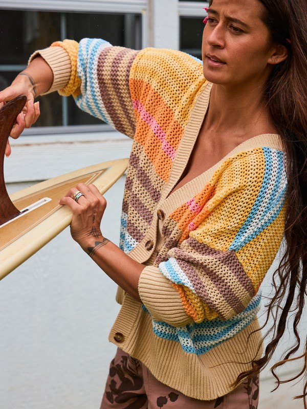2 Cosmic Coast Stripes White ERJSW03695 Roxy