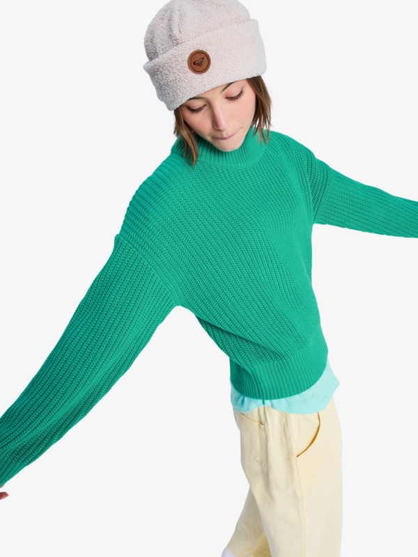 1 Coming Home Again - Pullover für Frauen Grün ERJSW03701 Roxy