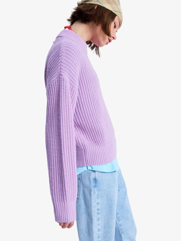 1 Coming Home Again - Pull pour Femme Violet ERJSW03701 Roxy