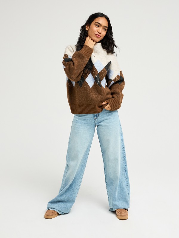 5 Lets Get High Brown ERJSW03718 Roxy