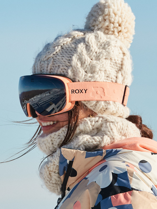 0 Popscreen Color Luxe - Snowboardbrille für Frauen Rosa ERJTG03220 Roxy