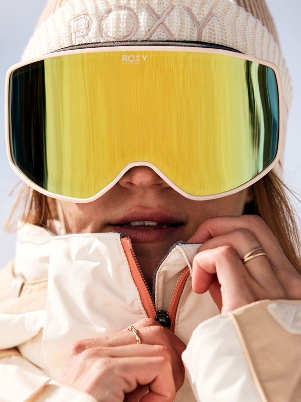 0 Storm Peak Chic - Snowboardbrille für Frauen Beige ERJTG03223 Roxy