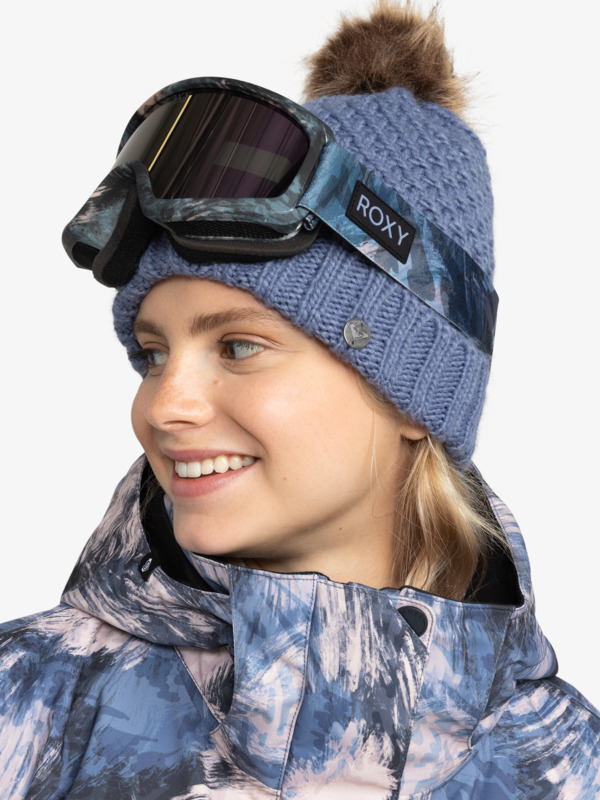 3 Moonride - Snowboard Goggles for Women Blue ERJTG03229 Roxy