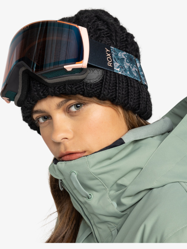 0 Wildlove - Snowboard Bril voor Dames Green ERJTG03230 Roxy