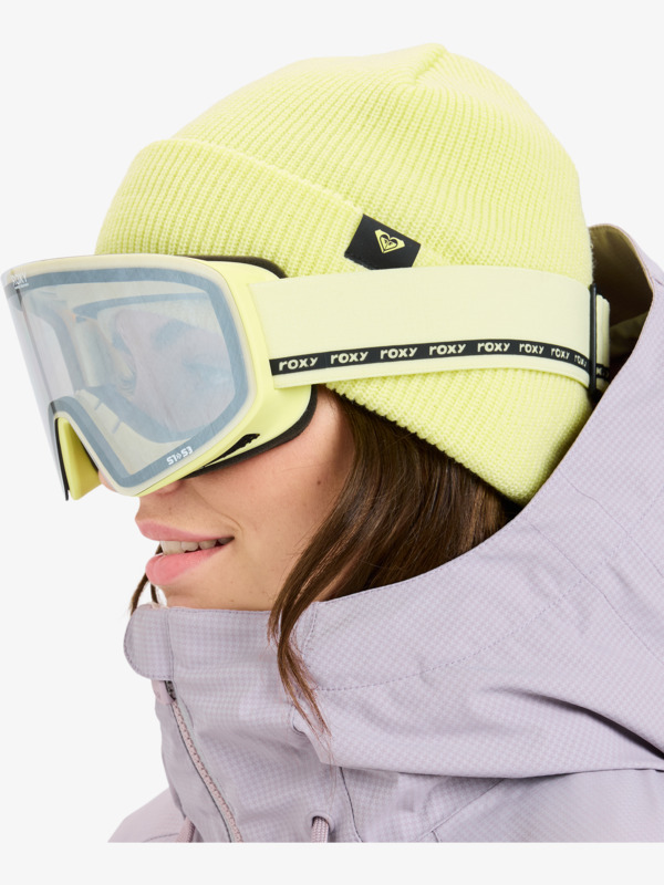 0 Feelin Roxy Life - Ski-/Snowboardbrille für Frauen Grün ERJTG03241 Roxy