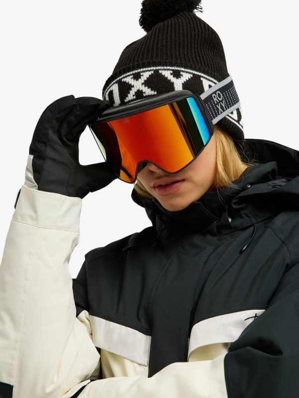 3 Storm Mg - Ski-/Snowboardbrille für Frauen Schwarz ERJTG03253 Roxy