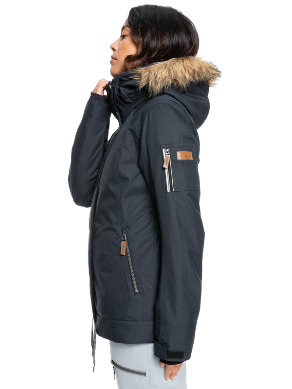 1 Meade - Snow Jacket for Women Black ERJTJ03328 Roxy