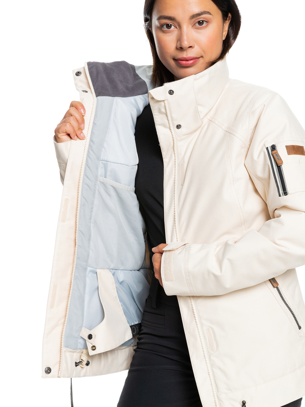 3 Meade - Chaqueta para Nieve para Mujer Beige ERJTJ03328 Roxy