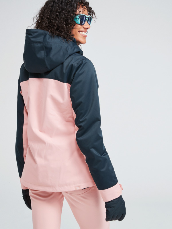 2 Free Jet Block - Technical Snow Jacket for Women Pink ERJTJ03362 Roxy