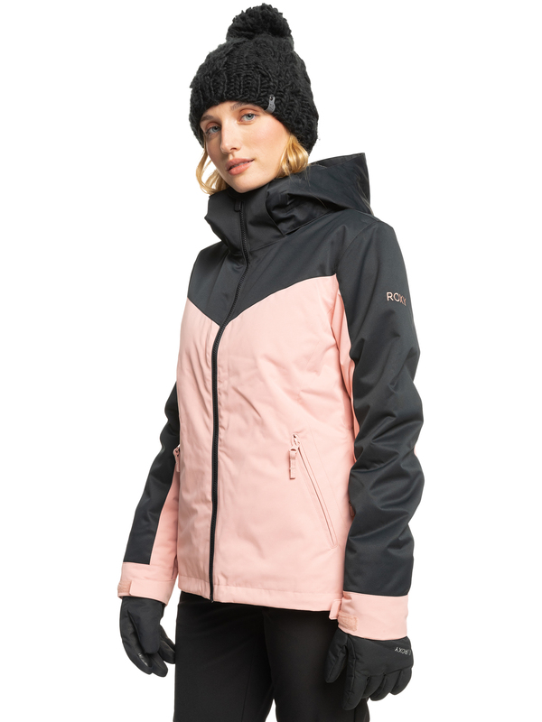 6 Free Jet Block - Technical Snow Jacket for Women Pink ERJTJ03362 Roxy