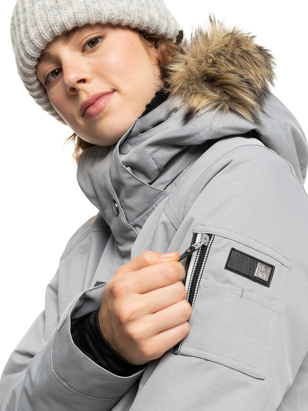 2 Meade - Isolierte Schneejacke für Frauen Grau ERJTJ03367 Roxy