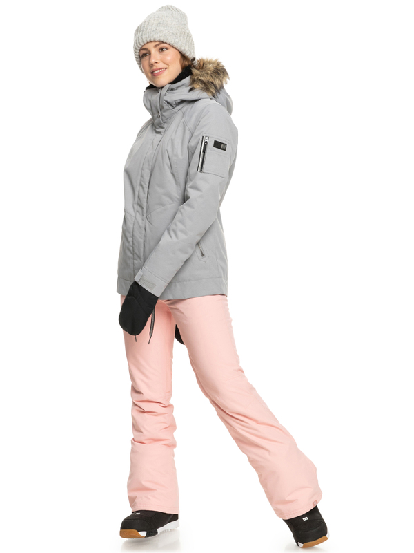 5 Meade - Isolierte Schneejacke für Frauen Grau ERJTJ03367 Roxy