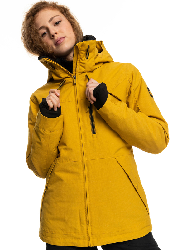 0 Presence Parka - Chaqueta snow con aislante para Mujer Amarillo ERJTJ03372 Roxy