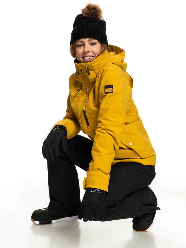 7 Presence Parka - Chaqueta snow con aislante para Mujer Amarillo ERJTJ03372 Roxy