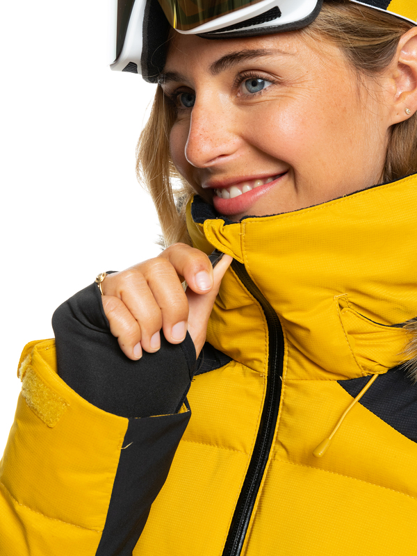 4 Snow Blizzard - Insulated Snow Jacket for Women Yellow ERJTJ03382 Roxy