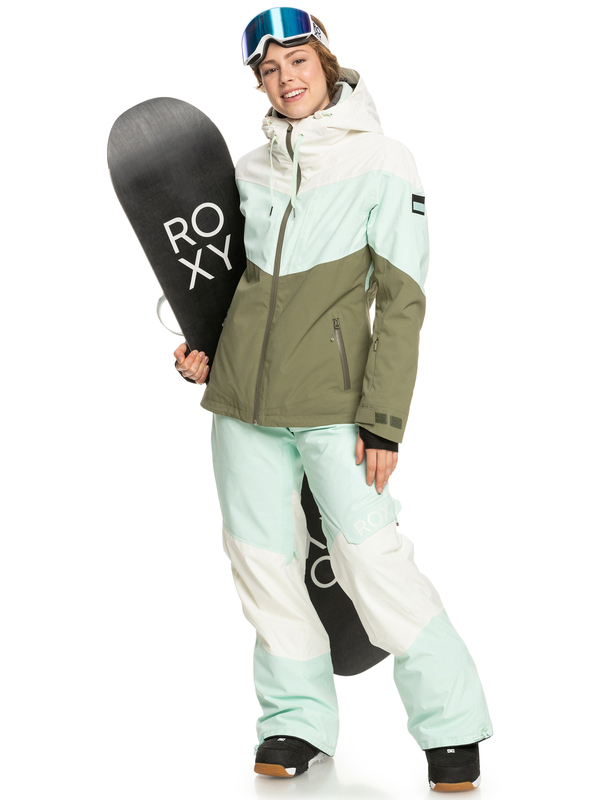 5 Winter Haven - Insulated Snow Jacket for Women Beige ERJTJ03383 Roxy