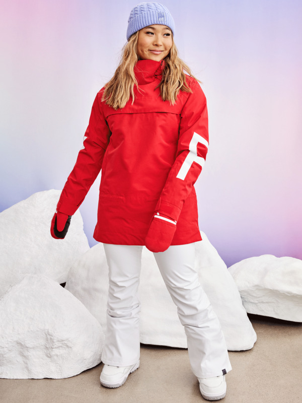 Chloe Kim Overhead Insulated Snow Jacket for Women Roxy