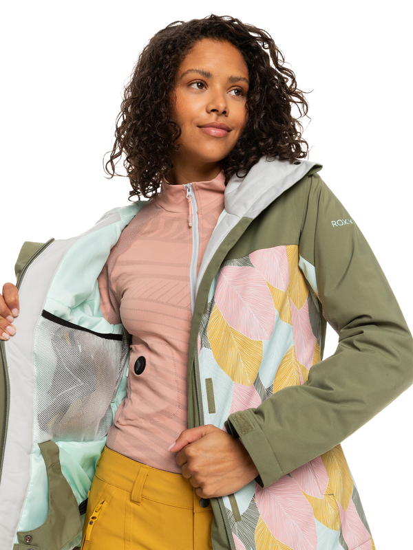 5 Galaxy Print Block - Funktionelle Schneejacke für Frauen  ERJTJ03402 Roxy