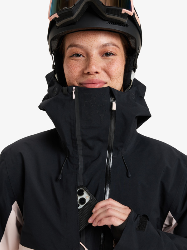 9 Gore-Tex Stretch Purelines - Snowboardjack voor Dames Pink ERJTJ03461 Roxy