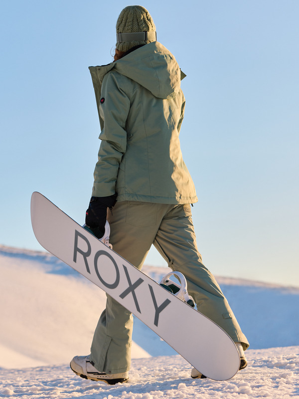 2 Illumine Warmlink - Snowboardjack voor Dames Green ERJTJ03462 Roxy