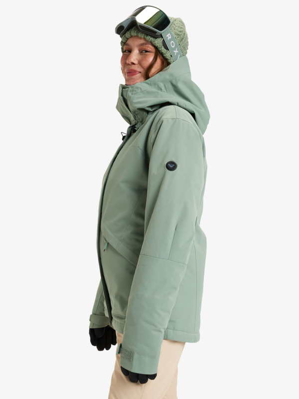 7 Illumine Warmlink - Veste de snow pour Femme Vert ERJTJ03462 Roxy