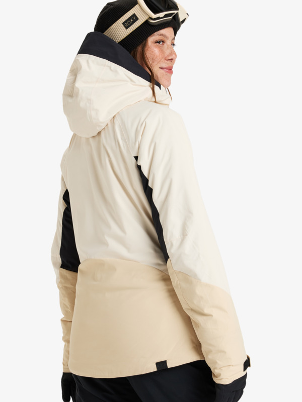 5 Luna Frost - Snowboardjack voor Dames Beige ERJTJ03464 Roxy