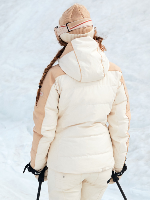 2 Snowblizzard - Snow Jacket for Women Beige ERJTJ03466 Roxy