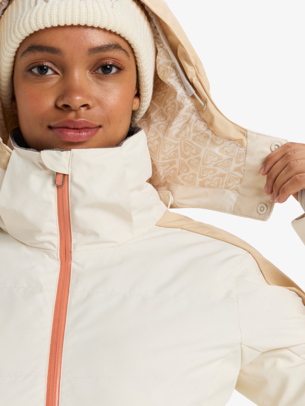 13 Snowblizzard - Snow Jacket for Women Beige ERJTJ03466 Roxy