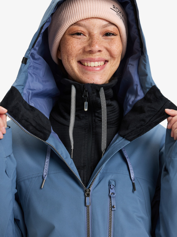 5 Stated - Snow Jacket for Women Blue ERJTJ03467 Roxy