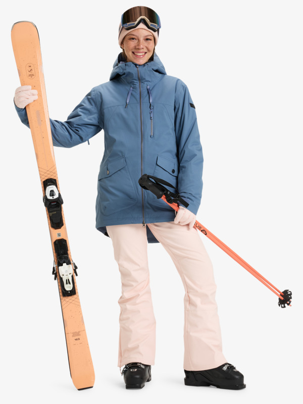 2 Stated - Snowboardjack voor Dames Blue ERJTJ03467 Roxy