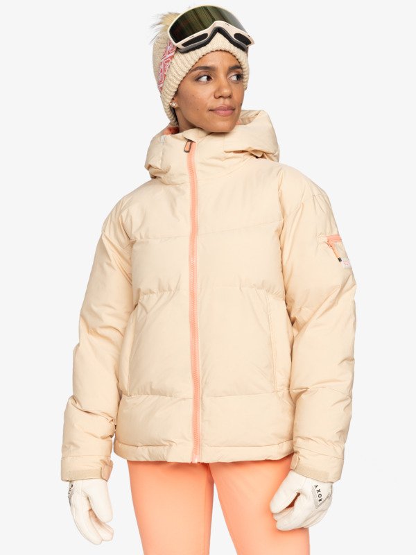 6 Alofted - Chaqueta para Nieve para Mujer Beige ERJTJ03470 Roxy