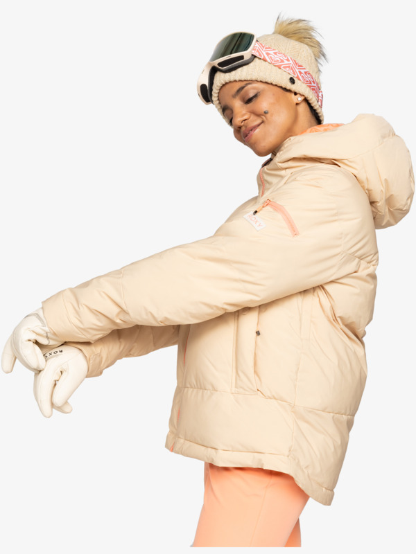 7 Alofted - Snow Jacket for Women Beige ERJTJ03470 Roxy