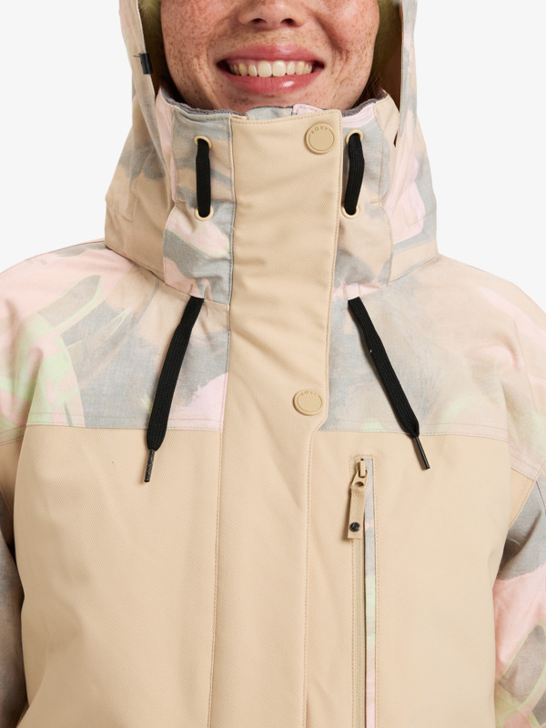 6 Dawnrae - Snowboardjack voor Dames Beige ERJTJ03471 Roxy