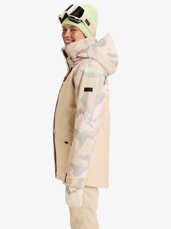 1 Dawnrae - Snowboardjack voor Dames Beige ERJTJ03471 Roxy