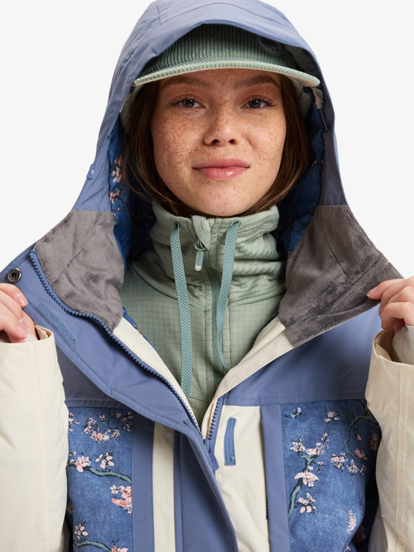 8 Chloe Kim - Snow Jacket for Women Blue ERJTJ03473 Roxy