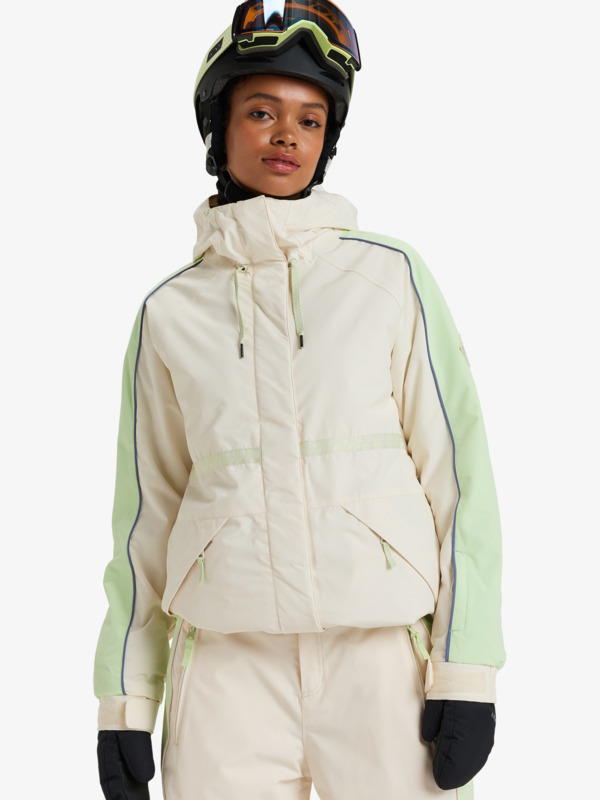 6 Highridge - Veste de snow pour Femme Beige ERJTJ03475 Roxy