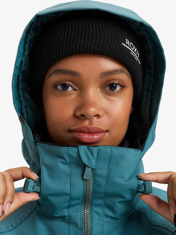 6 Meade - Snowboardjack voor Dames Blue ERJTJ03477 Roxy