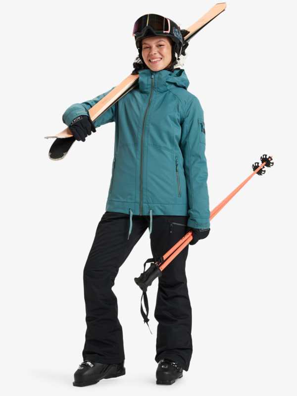 2 Meade - Giacca da Snowboard da Donna Blue ERJTJ03477 Roxy