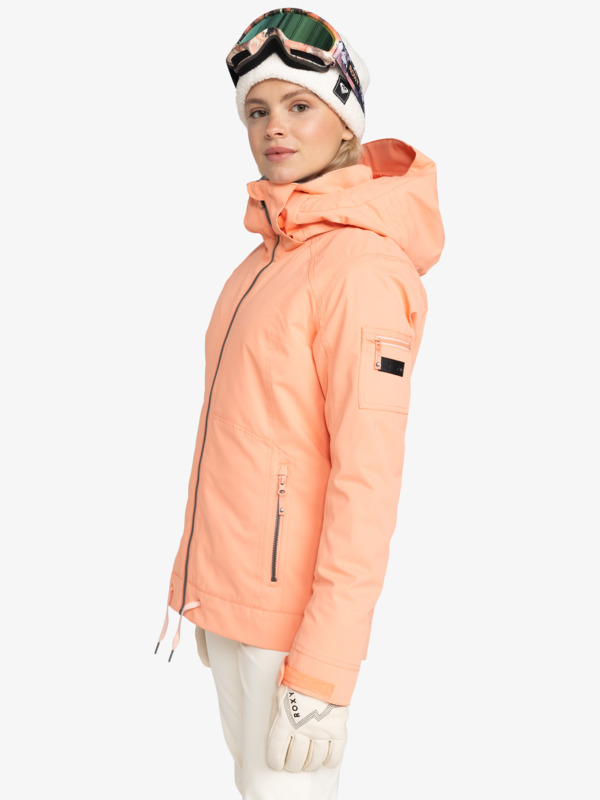 2 Meade - Snowboardjack voor Dames Pink ERJTJ03477 Roxy