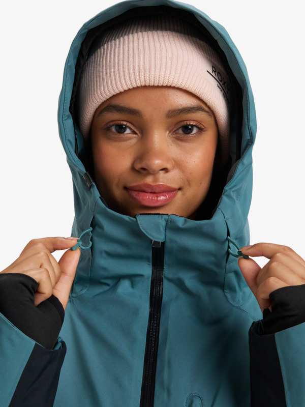 5 Peakside - Snow Jacket for Women Blue ERJTJ03478 Roxy