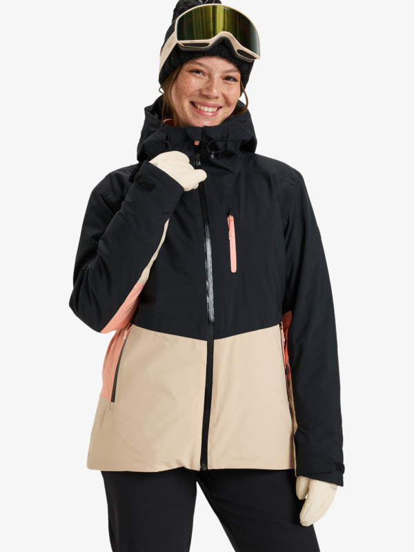 0 Peakside - Schneejacke für Frauen Schwarz ERJTJ03478 Roxy