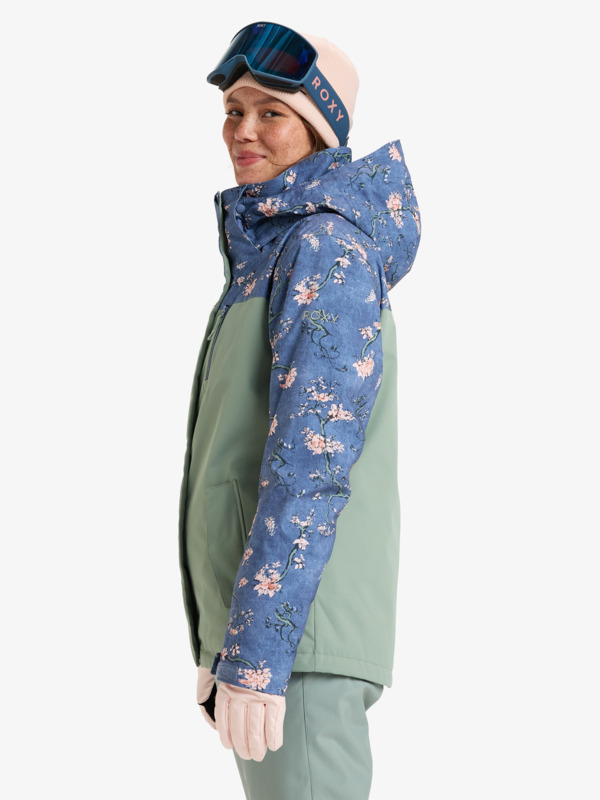 1 Roxy Jetty - Giacca da Snowboard da Donna Blue ERJTJ03482 Roxy