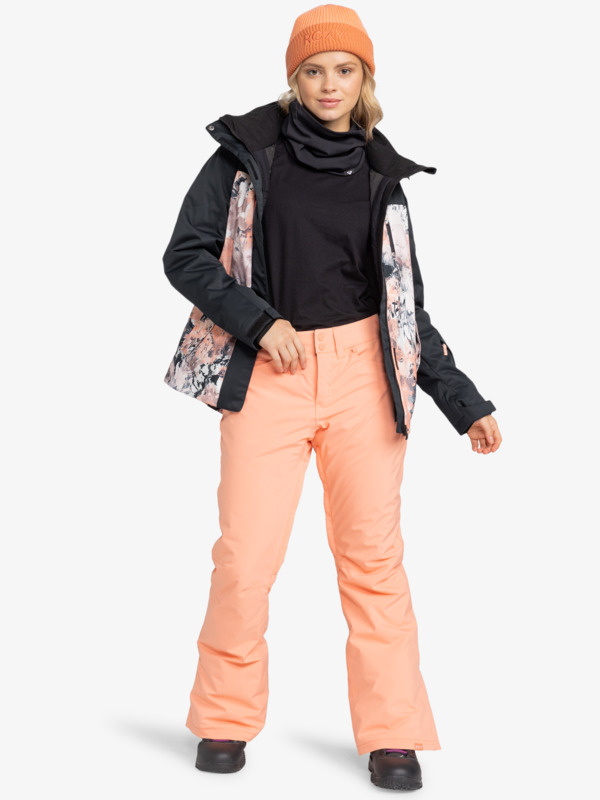 7 Roxy Jetty - Snowboardjack voor Dames Pink ERJTJ03482 Roxy