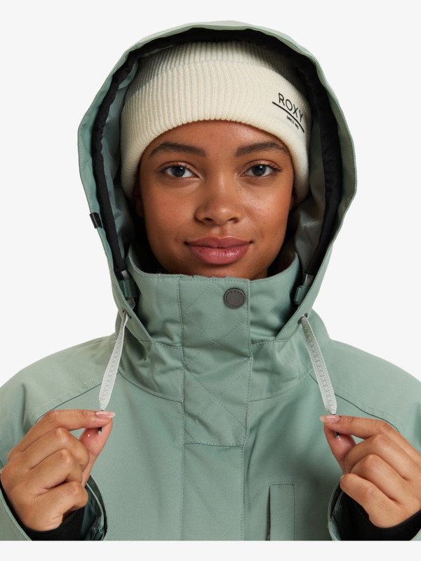 5 Billie - Schneejacke für Frauen Grün ERJTJ03483 Roxy