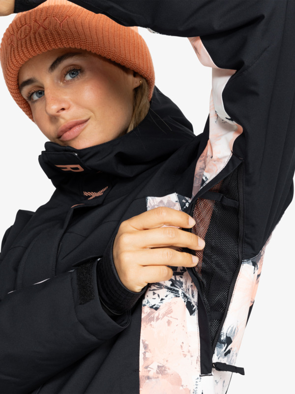 3 Galaxy - Snowboardjack voor Dames Pink ERJTJ03484 Roxy