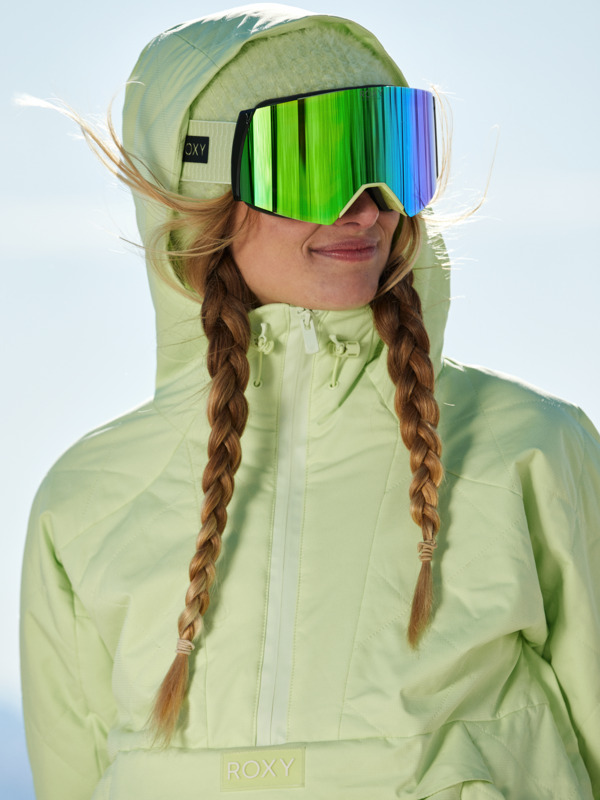 3 Radiant Lines Overhead - Giacca da Snowboard da Donna Green ERJTJ03487 Roxy