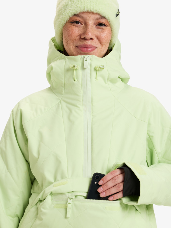 16 Radiant Lines Overhead - Schneejacke für Frauen Grün ERJTJ03487 Roxy