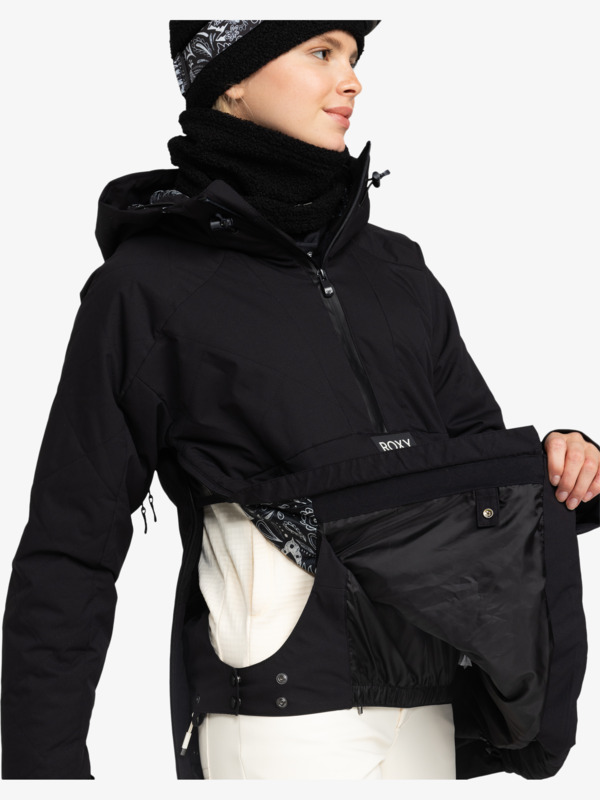 6 Radiant Lines Overhead - Schneejacke für Frauen Schwarz ERJTJ03487 Roxy