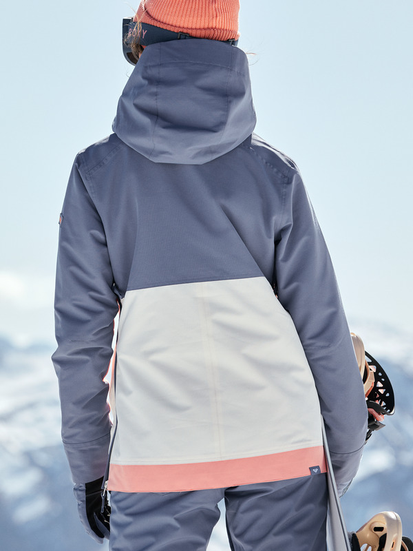 2 Shelter - Giacca da Snowboard da Donna Blue ERJTJ03488 Roxy