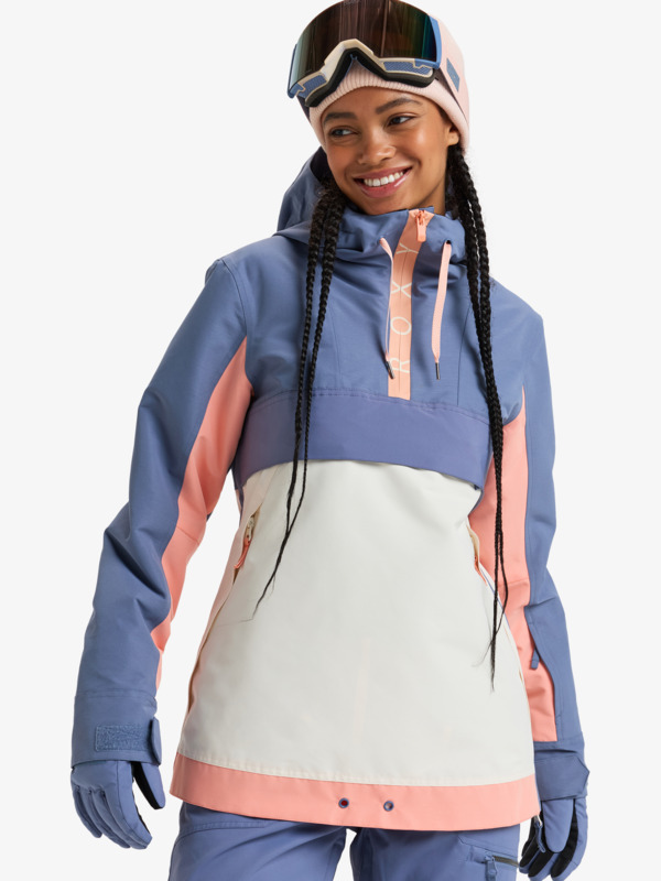 5 Shelter - Veste de snow pour Femme Bleu ERJTJ03488 Roxy